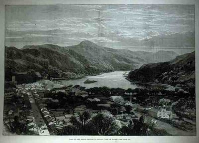 Visita dei Principi Marinai a Ceylon: vista di Kandy, da The Illustrated London News, 11 febbraio 1882 da English School